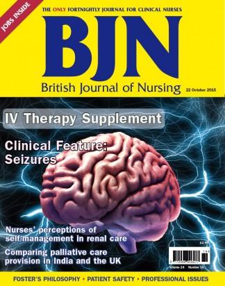 Image of British Journal of Nursing Magazine